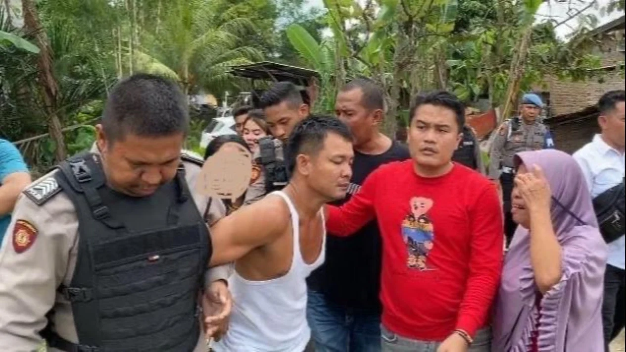 Polisi Gerebek Gubuk Tempat Transaksi Narkoba di Percut Sei Tuan