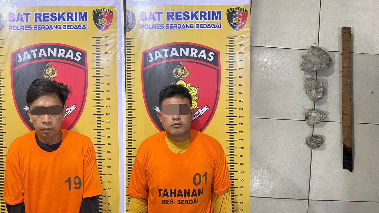 Polisi Tangkap Dua Pelaku Penganiayaan Bripka Bardi Dasen di Serdang Bedagai