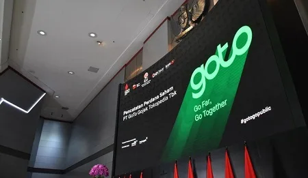 Saham PT GoTo Gojek Tokopedia Tbk Menguat di Tengah Aksi Demo Ojek Online di Jabodetabek