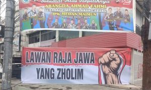 Spanduk "Lawan Raja Yang Zholim" Muncul di Medan, Polemik Raja Jawa Semakin Memanas