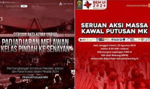 Titik Lokasi Gelombang Unjuk Rasa Besar-Besaran Terkait Revisi UU Pilkada