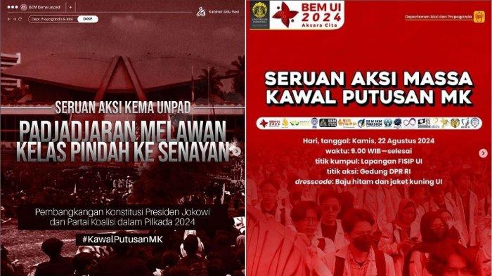Titik Lokasi Gelombang Unjuk Rasa Besar-Besaran Terkait Revisi UU Pilkada