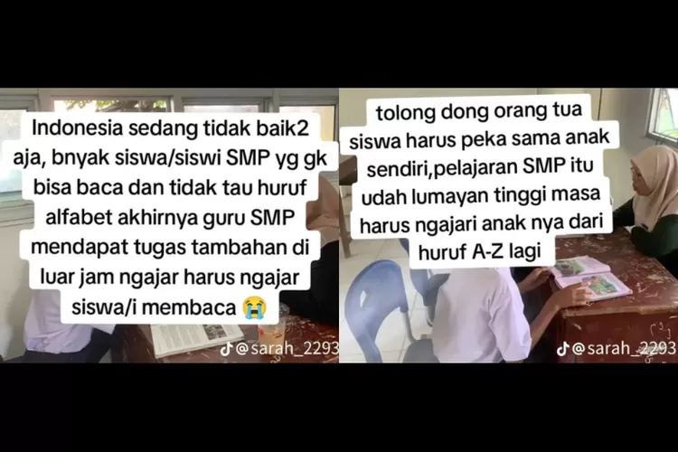 Viral di Media Sosial Banyak Siswa SMP yang Tidak Bisa Membaca