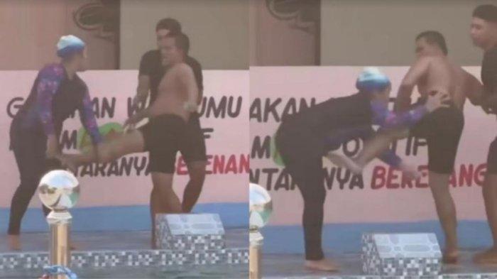 Viralnya Pelatih Renang Pria yang Menendang Alat Vital Guru Renang Perempuan di Asahan Berbuntut Panjang