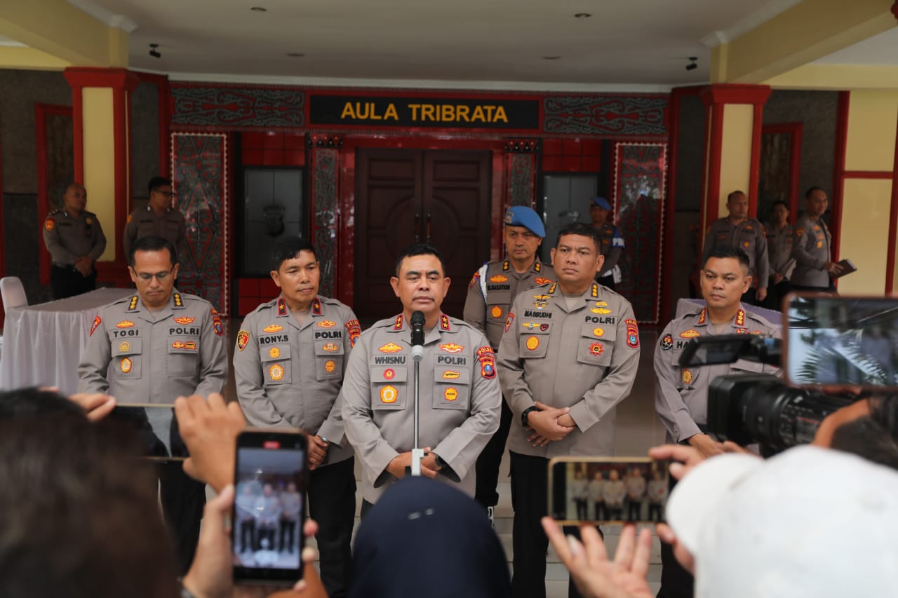 Kapolda Sumut ketika memberikan keterangan kepada sejumlah awak media.(Istimewa).