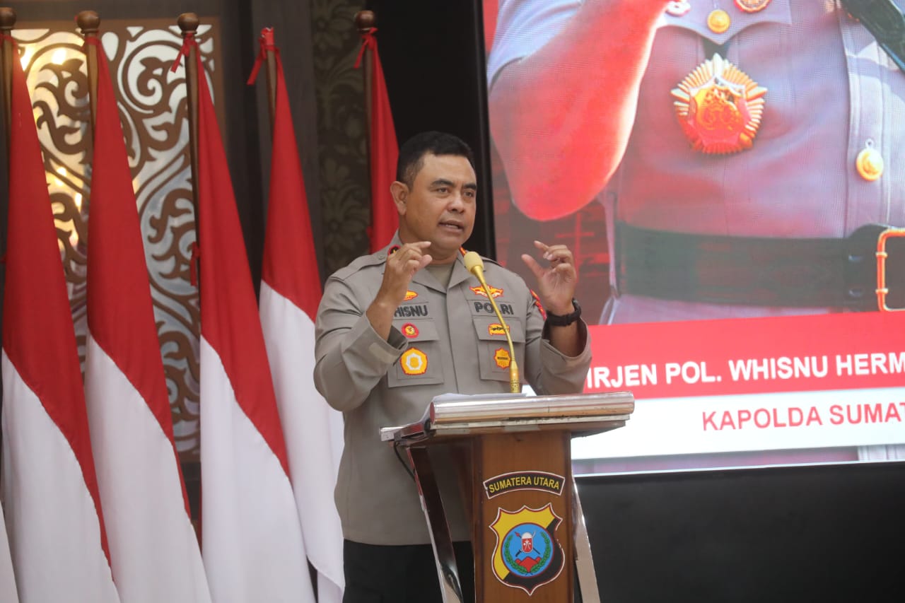 Kapolda Sumut, Irjen Whisnu.(Istimewa).