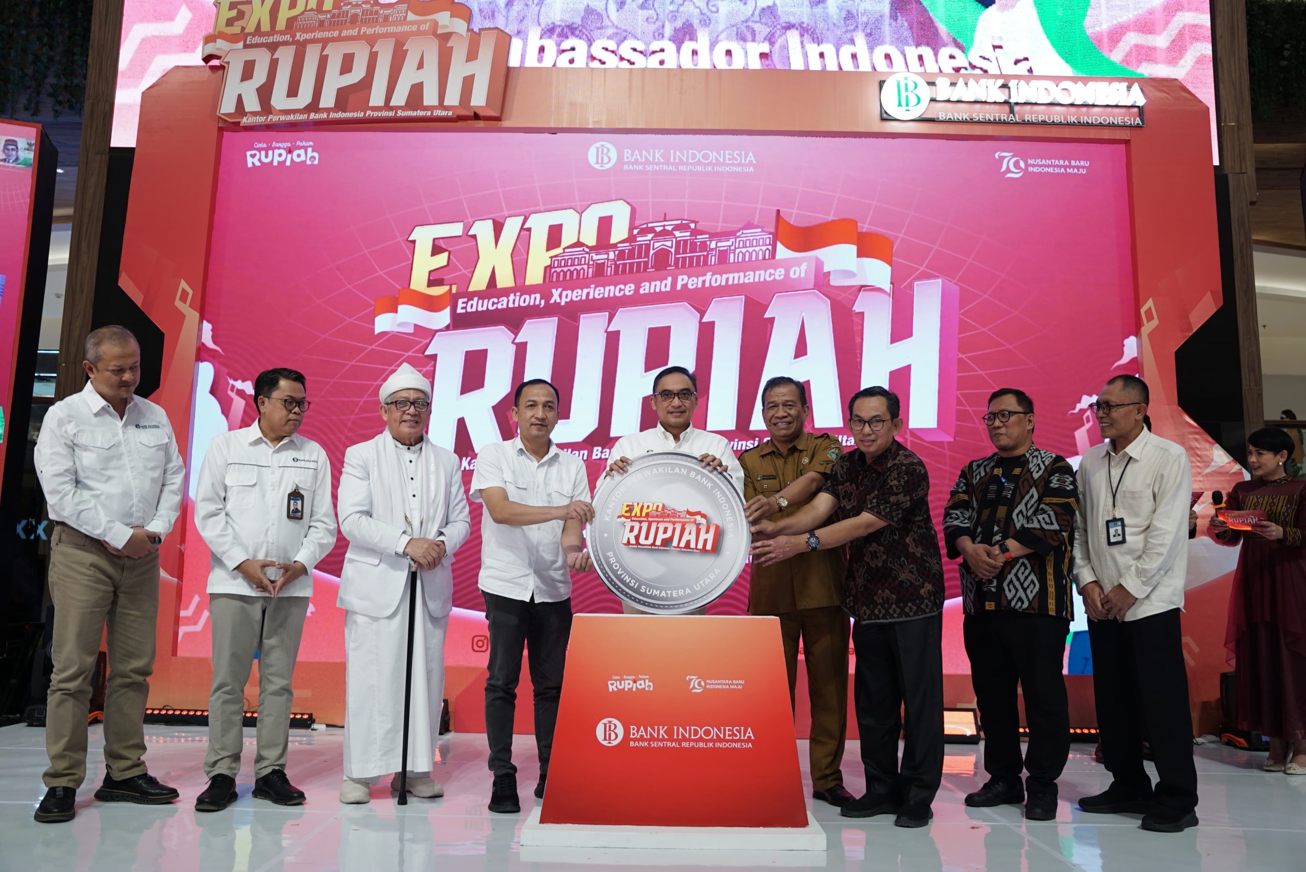 Kepala Kantor Perwakilan Bank Indonesia Provinsi Sumatera Utara IGP Wira Kusuma ketika menggelar EXPo Rupiah Medan 2024 pada tanggal 20 – 25 Agustus 2024 di Main Atrium Sun Plaza Medan.(Istimewa)