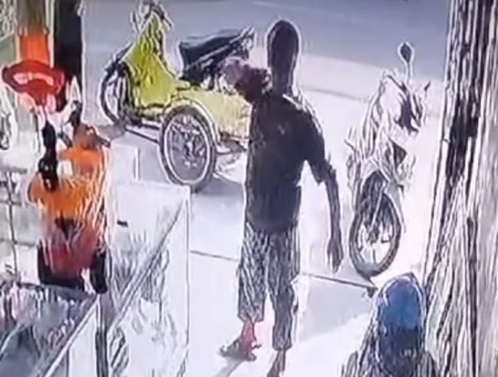 screenshot video viral yang beredar.(Istimewa).