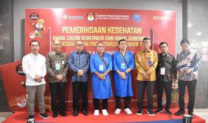 Bakal Calon Gubernur dan Calon Wakil Gubernur Sumut, Edi Rahmayadi dan Hasan Basri Sagala menjalani tes kesehatan di Rumah Sakit Umum Pusat (RSUP) Adam Malik, Medan, Jumat (30/8/2024).(Istimewa).