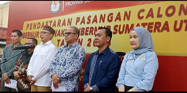 KPU Sumut Buka Pendaftaran Calon Gubernur dan Calon Wakil Gubernur Tiga Hari, Ini Tahapan Selanjutnya