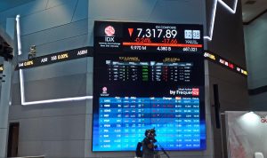 IHSG Bursa Efek Indonesia Turun di Awal Pekan