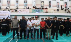 Kadis Pora buka pencak silat Panji Panca Rasa Cup ll tingkat Pra Remaja.