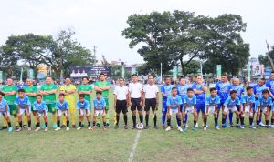 Laga persahabatan Forkopimda Binjai VS Forkopimda Medan.