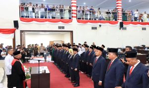 Pelantikan 35 Anggota DPRD Kota Binjai periode 2024-2029.