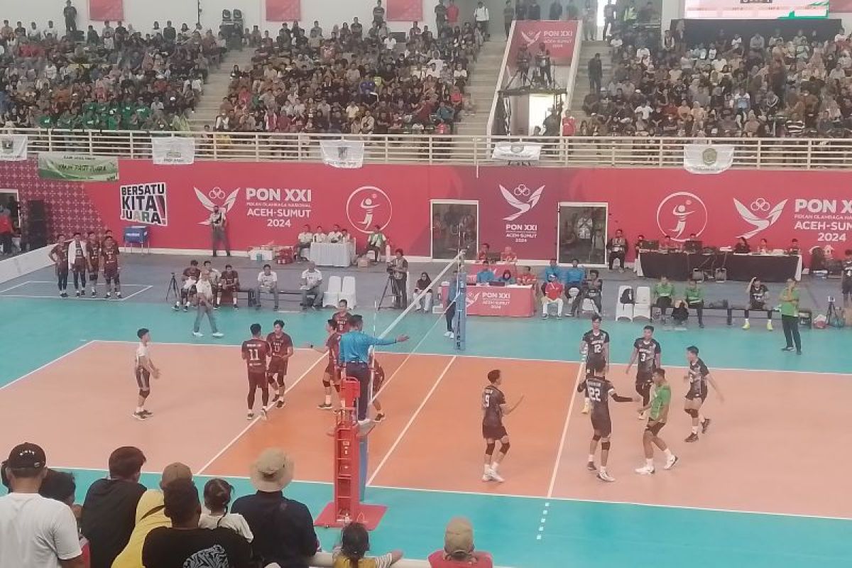 Jadwal Babak 8 Besar Bola Voli Indoor PON Aceh-Sumut 2024 Dimulai
