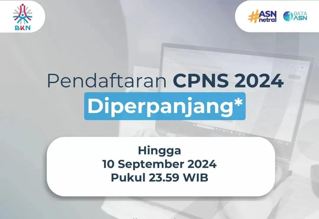 Perpanjangan Masa Pendaftaran Seleksi CPNS 2024 Hingga 10 September