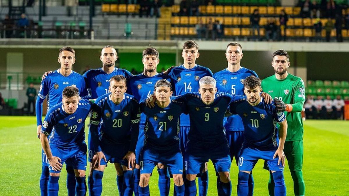 Pertandingan antara Moldova vs Malta di UEFA Nations League.