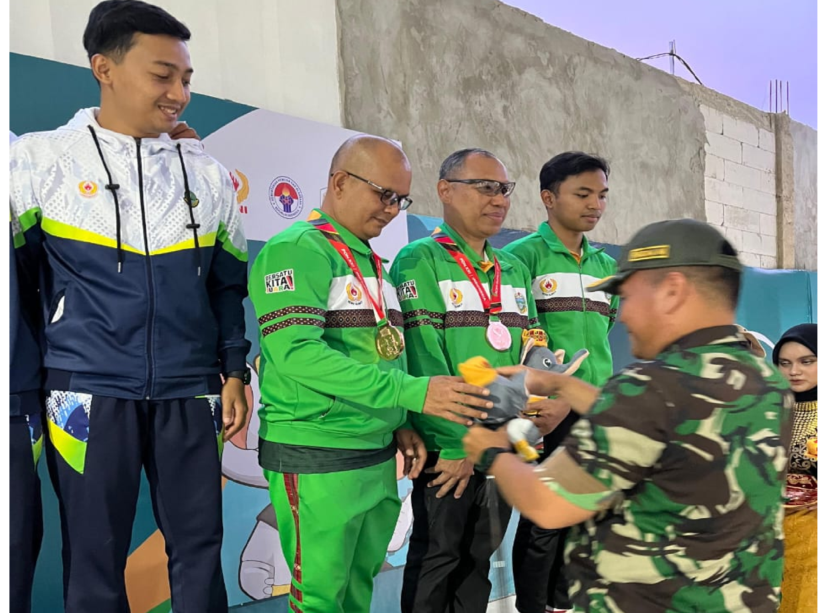 anggota Brimob Polda Sumut raih juara.(Istimewa)