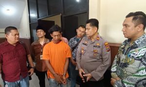 Kepolisian menginterogasi pelaku.(Istimewa).
