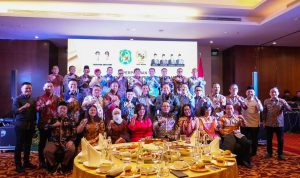 Perpisahan pimpinan dan anggota DPRD Medan priode 2019–2024 di Hotel JW Marriot Medan, Sabtu (14/9/2024) malam. BP/erwan