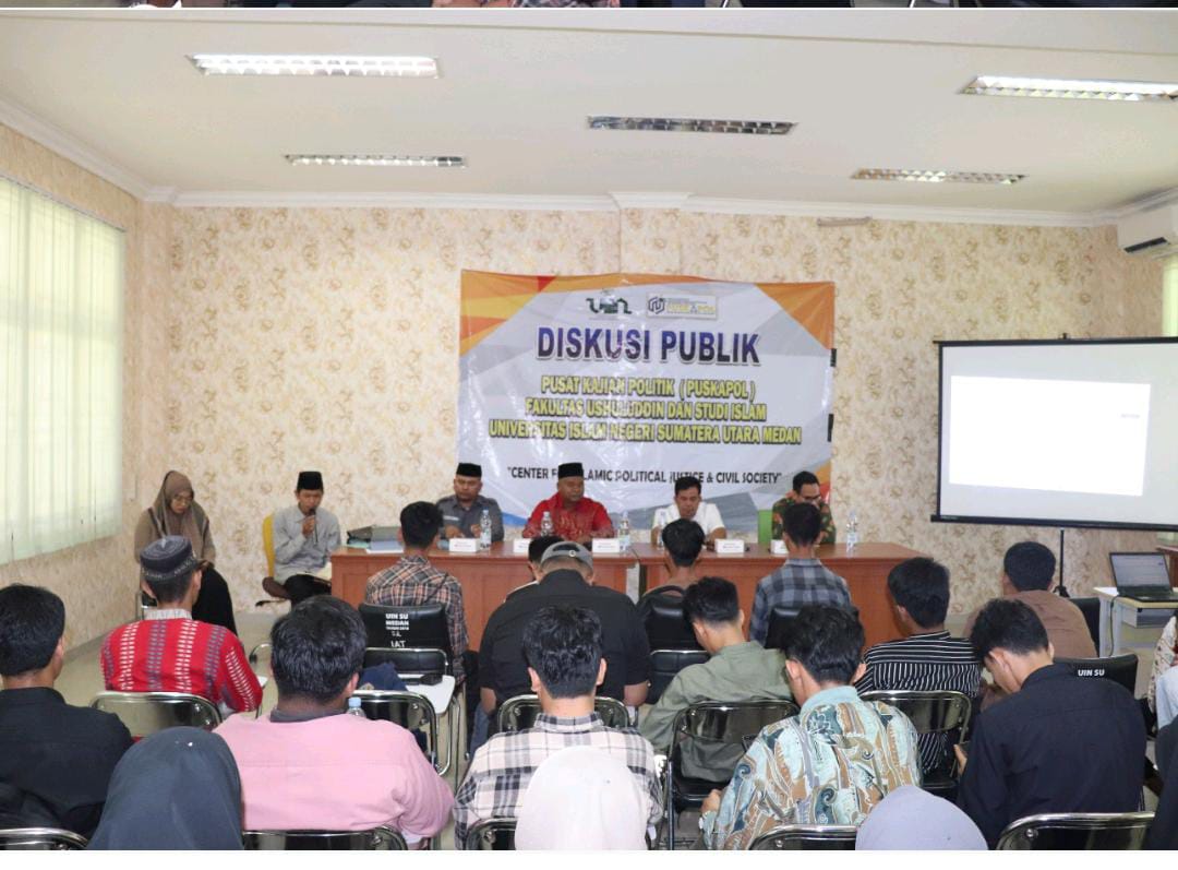 Dr. Muhammad Nuh Siregar. MA wakil dekan FUSI) Dr. Aminuddin. MA. C. IP direktur PUSKAPOL Ziaulhaq Komisioner KPU Deli Serdang Abdul Halim Munthe Komisioner Bawaslu Deli Serdang