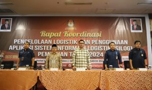 KPU Sumut menggelar Rakor Silog.(Istimewa).