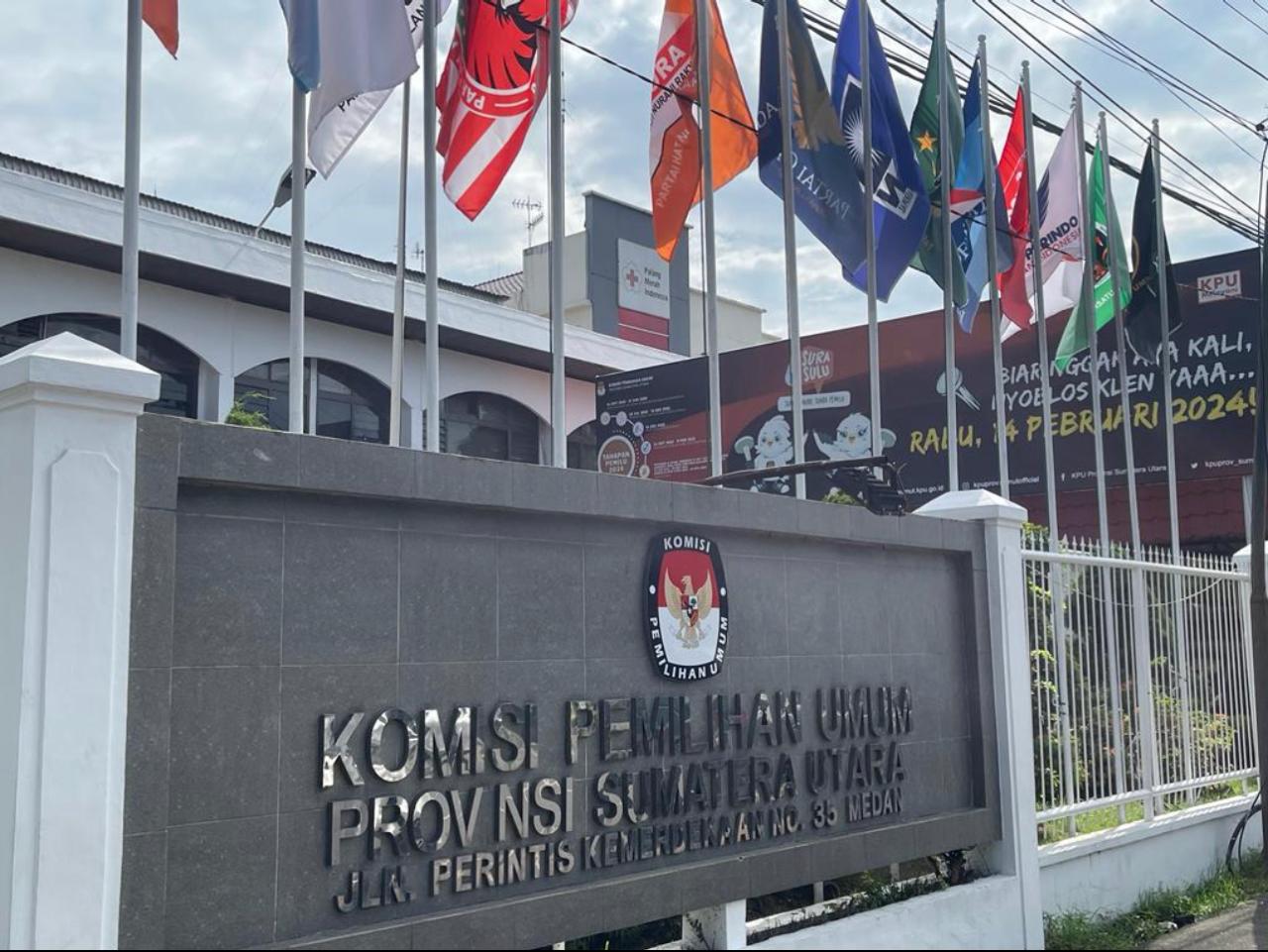 Kantor KPU Sumut.(Istimewa).
