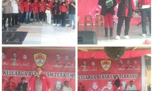 Peserta Perlombaan lagu dangdut berlangsung sukses. BP/ist