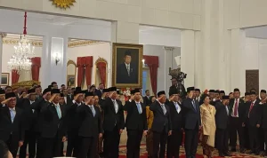 Pelantikan penasihat khusus dan utusan khusus presiden di Istana Negara, pada 22 Oktober 2024, BP/LPT6.