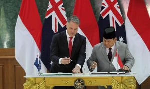 Wakil Perdana Menteri Richard Charles sebagai perwakilan dari Australia pada Pelanrtikan Prabowo-Gibran, BP/TMP.
