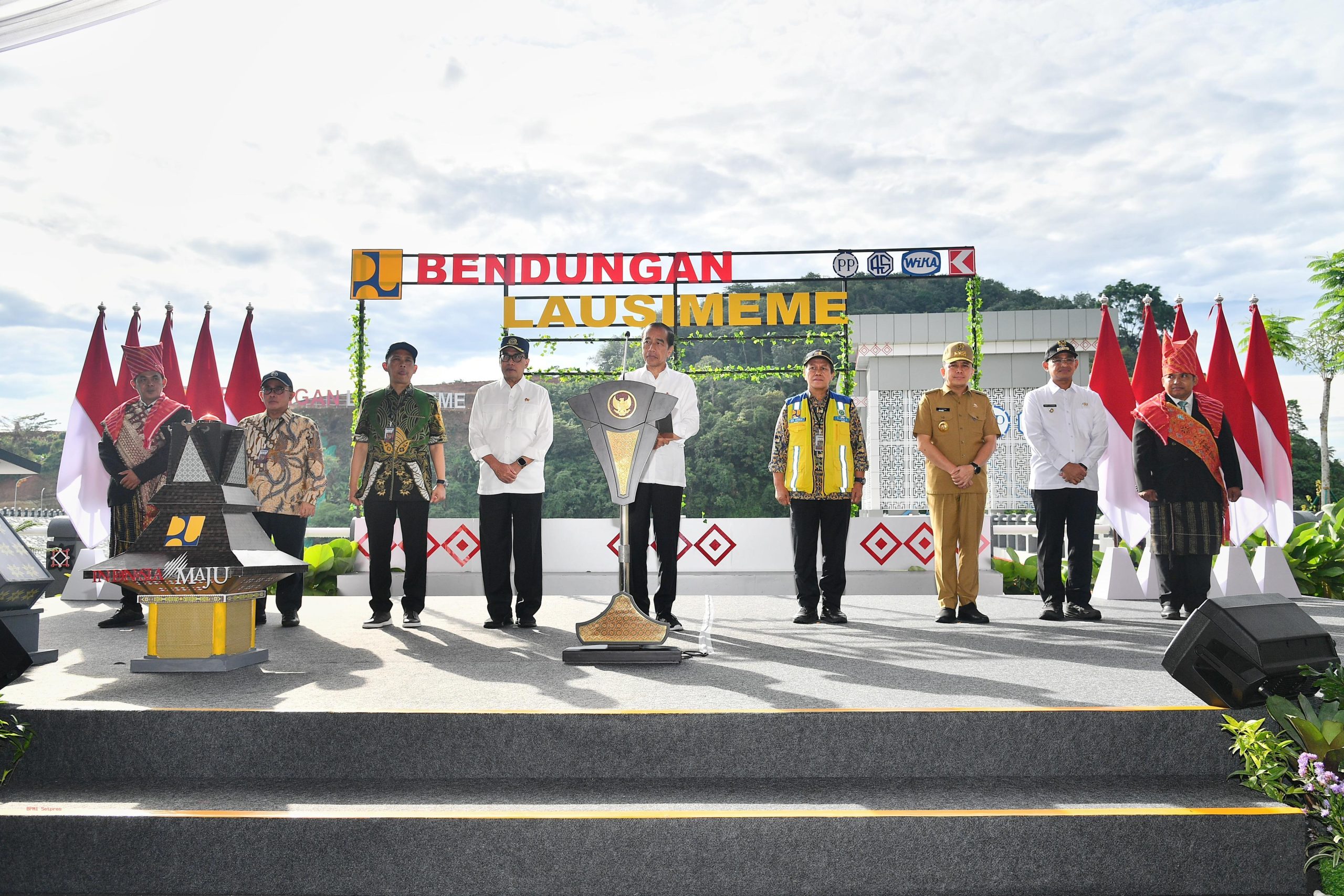 Persiden Jokowi meresmikan bendungan ke-47 selama 10 tahun masa pemerintahannya, BP/SKN