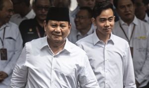 Presiden Terpilih Prabowo Subianto dan Wakil Presiden Terpilih Gibran Rakabuming Raka, BP/KMPS.
