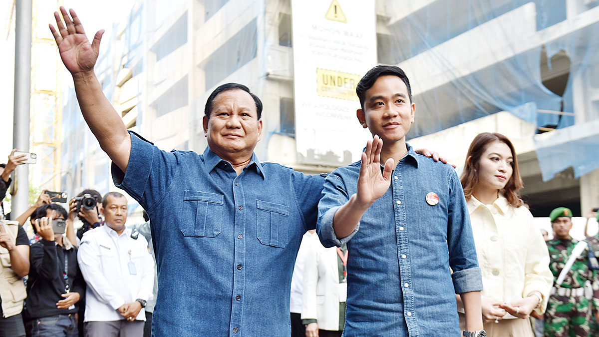 Presiden Terpilih Prabowo Subianto dan Gibran Rakabuming Wakil Predisen Terpilih 2024-2029, BP/TMP.