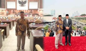 Tukang parkir di Banda Aceh berhasil wujudkan impian nya menginjakkan kaki di gedung MPR /DPR RI di,Senayan , Jakarta Pusat