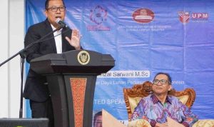 Kepala Badan Pangan Nasional (Bapanas) Arief Prasetyo Adi saat menjadi pembicara dalam seminar 'Internasional Food Security in Indonesia and Malaysia', di KBRI Kuala Lumpur, Malaysia, BP/ANTR