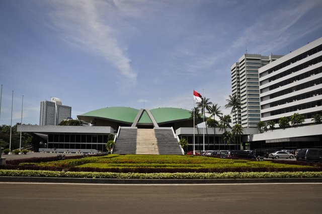 Gedung DPR RI, MPR RI, DPD RI. BP/WP