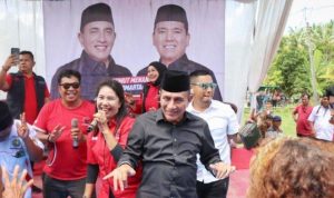 Edy Ramhayadi safari politik di Langkat, BP/TRBN.