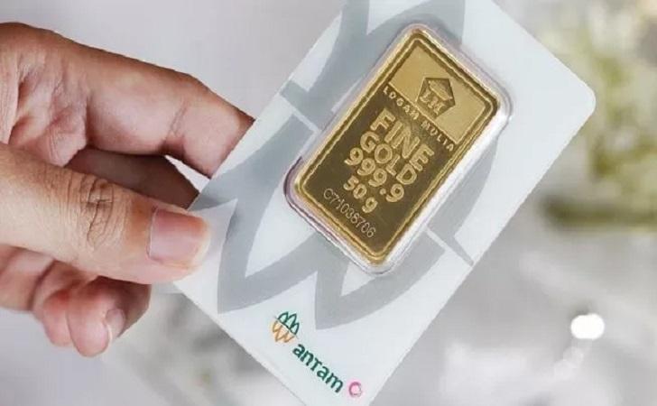 Harga Emas Batangan Antam Naik di Pasaran