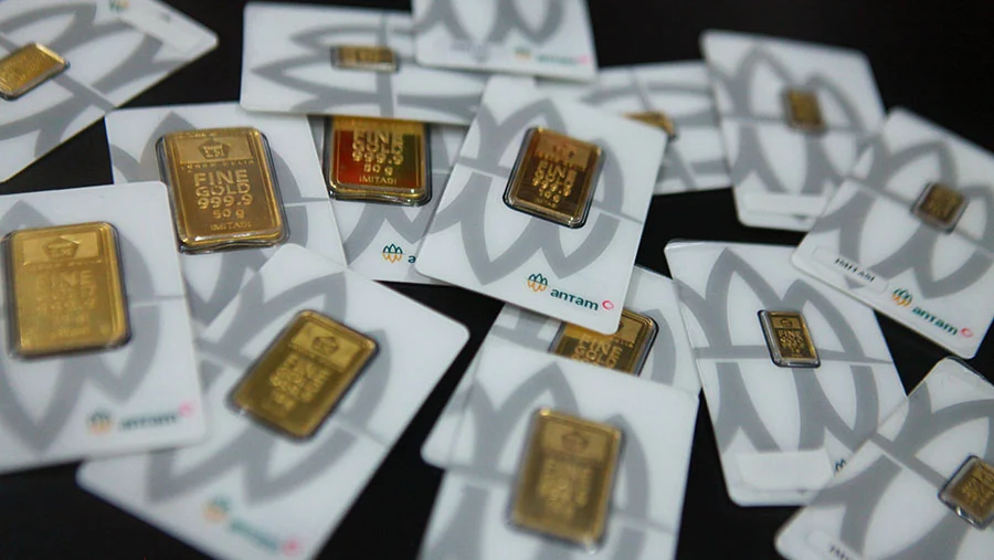 Harga Emas Antam Naik Rp5.000 Menjadi Rp1.496.000 per Gram
