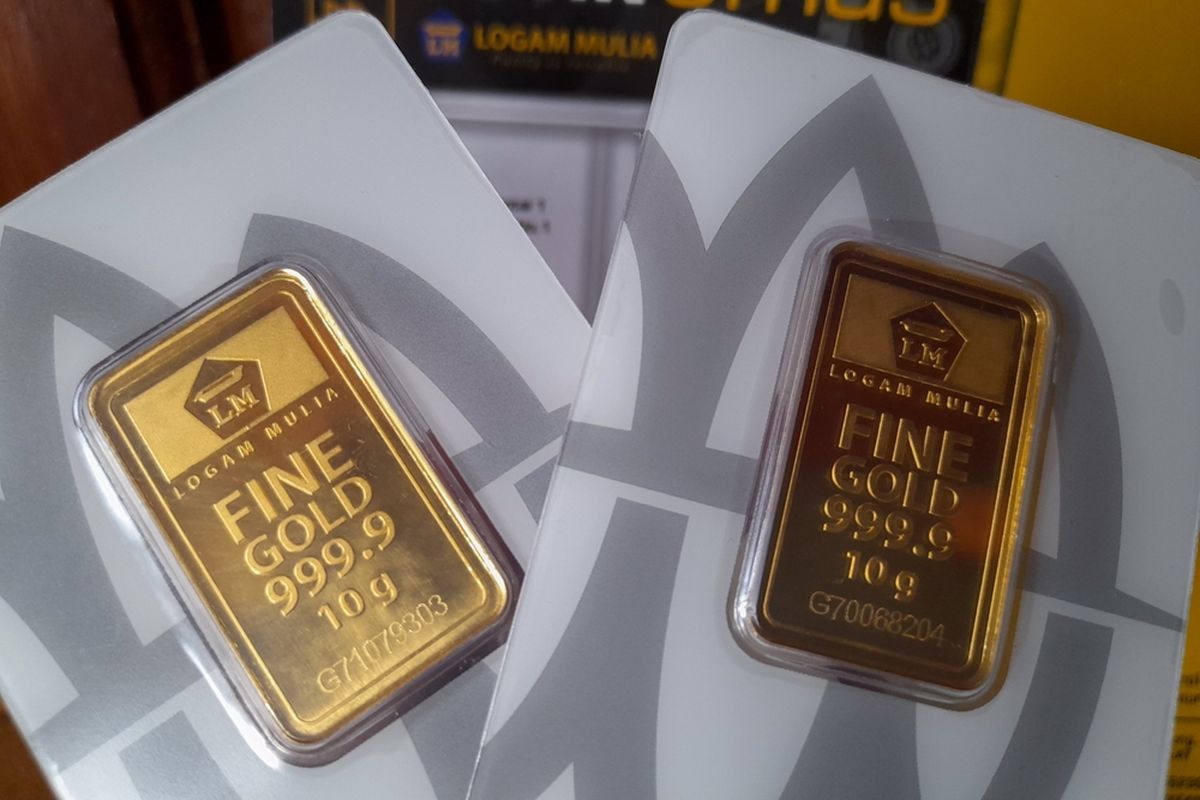 Harga Emas Antam Turun, Begini Rinciannya