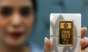 Harga Emas Batangan PT Aneka Tambang Tbk Turun Rp2.000