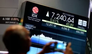 IHSG Bursa Efek Indonesia Menguat, Sementara LQ45 Turun Pagi Ini
