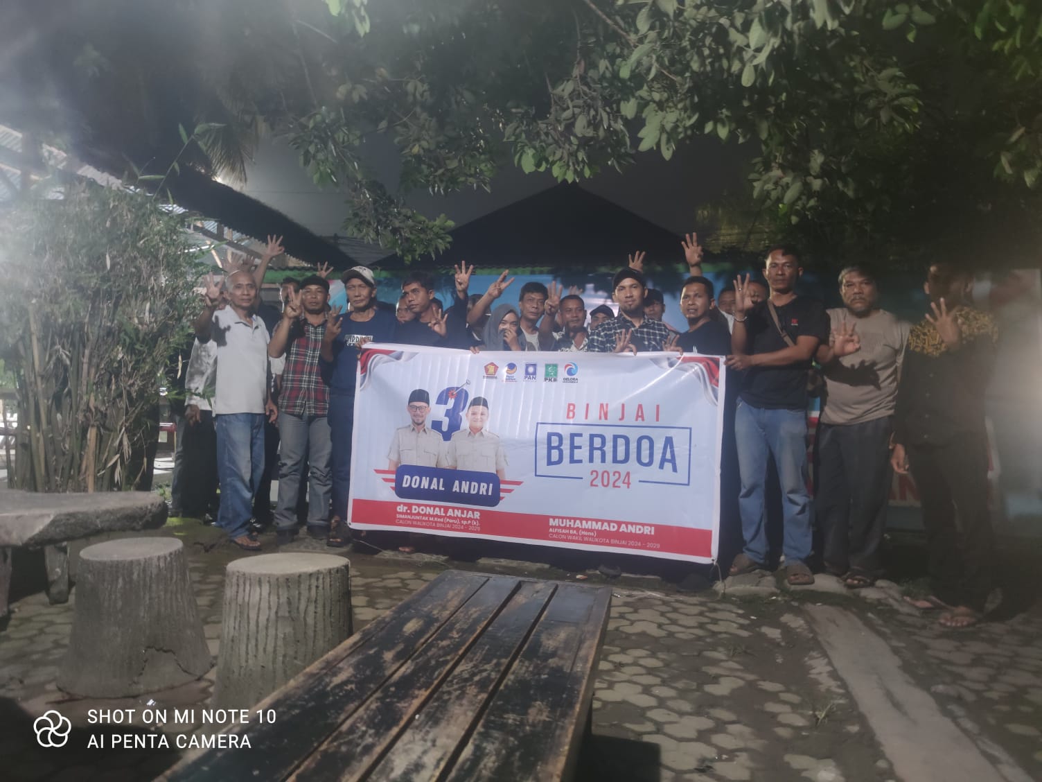 Team Malioboro Deklarasi untuk memenangkan Berdoa(Bersama Donal-Andre)Paslon nomor urut 3.