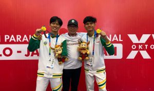 Dua Atlet Asal Binjai Kembali Sumbang Medali Emas untuk Sumut di Peparnas XVII
