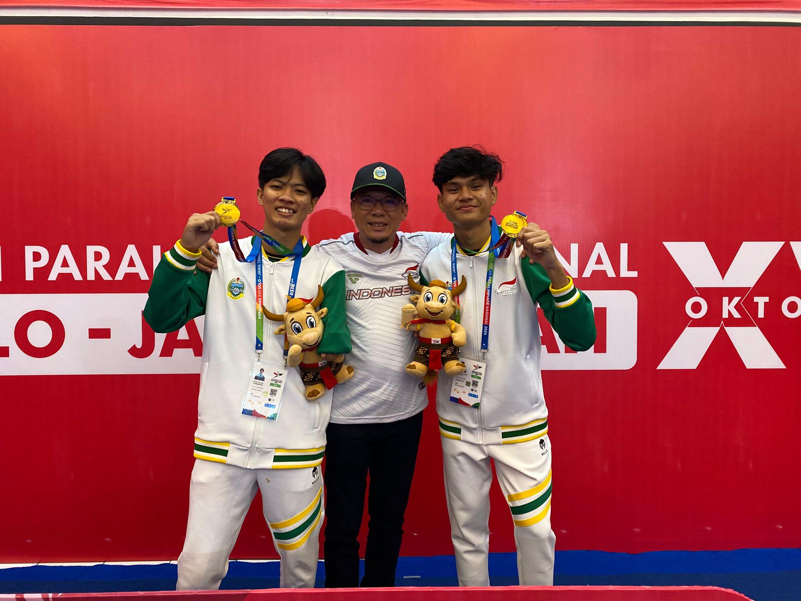 Dua Atlet Asal Binjai Kembali Sumbang Medali Emas untuk Sumut di Peparnas XVII