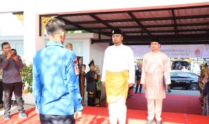 Plt Wali Kota Binjai Rizky Yunanda Sitepu, S.TP, MP sebagai Inspektur upacara dalam gelar memperingati Hari Sumpah Pemuda yang ke 96.