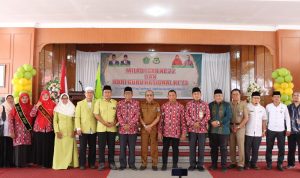 Kadis Pendidikan Kota Binjai bersama Ikatan Guru Raudhatul Athfal(IGRA) dalam acara Tasyakuran Milad ke -22.