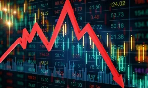 Grafik pergerakan nilai tukar rupiah terhadap dolar AS