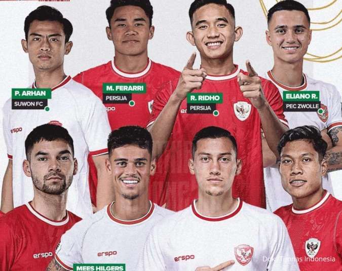 Timnas Indonesia Rilis 27 Pemain untuk Kualifikasi Piala Dunia 2026