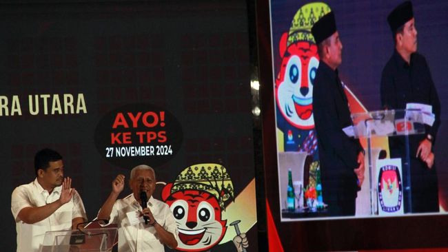 Visi-Misi Cagub dan Cawagub Sumut di Debat Pertama Tadi Malam